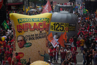 Protesto contra o presidente Jair Bolsonaro na avenida Paulista (SP)