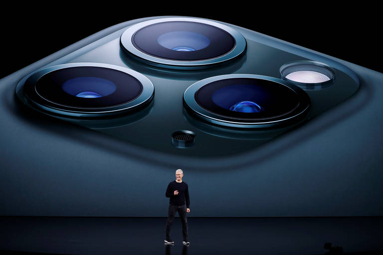 Tim Cook, CEO da Apple, apresenta iPhone 11 Pro