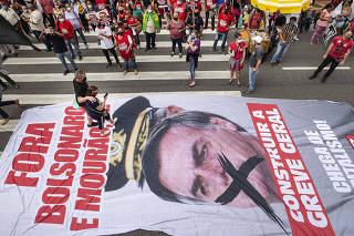 Ato Contra  Governo Bolsonarona Av Paulista