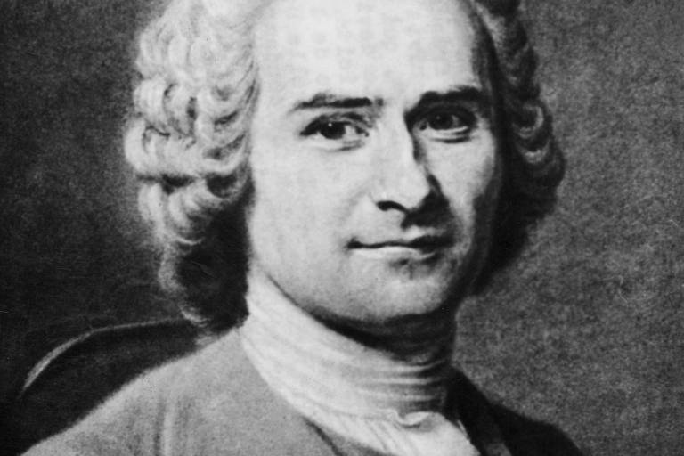 O filósofo e escritor francês Jean-Jacques Rousseau (1712-1778)