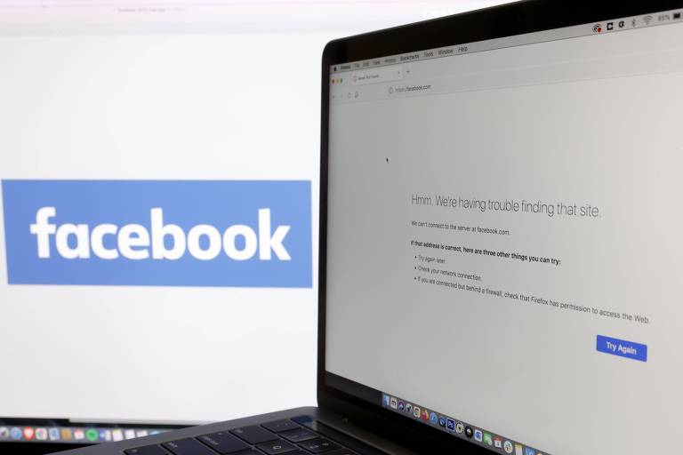 Facebook tem forte queda na Bolsa após sair do ar