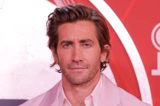Jake Gyllenhaal poses on the red carpet as he arrives for the 74th Annual Tony Awards in New York