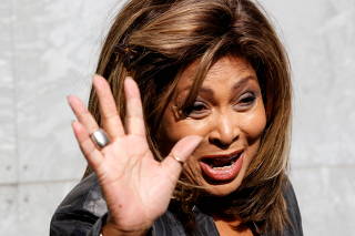 FILE PHOTO: U.S. pop singer Tina Turner waves during photocall before the Emporio Armani  Autumn/Winter 2011 women's collection show at Milan Fashion Week