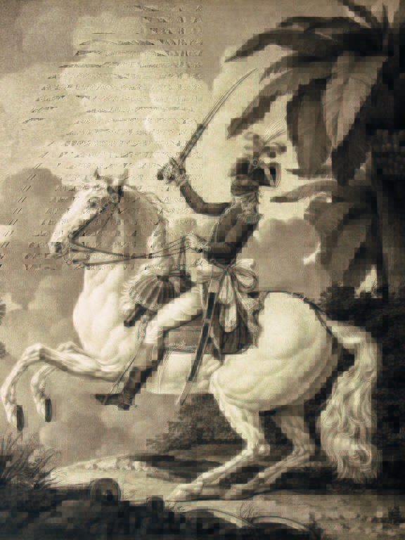 Retrato de Toussaint Louverture, o maior líder da Revolução Haitiana e, em seguida, governador de Saint Domingue, o nome do Haiti na época