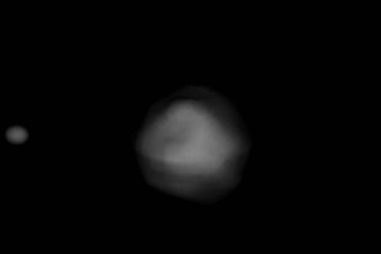 Imagem mostra asteróides