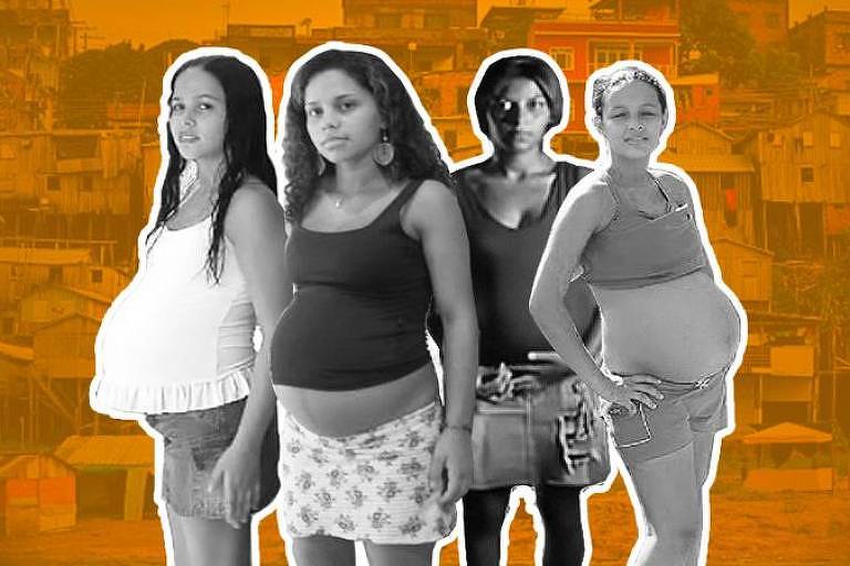 Evelin, Edilene, Joice e Luana: histórias de adolescentes grávidas foram contadas em documentário