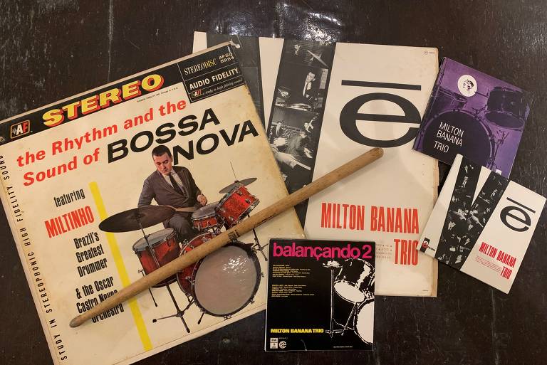 LPs originais dos anos 60, relançamentos em CD e a baqueta de Milton Banana 