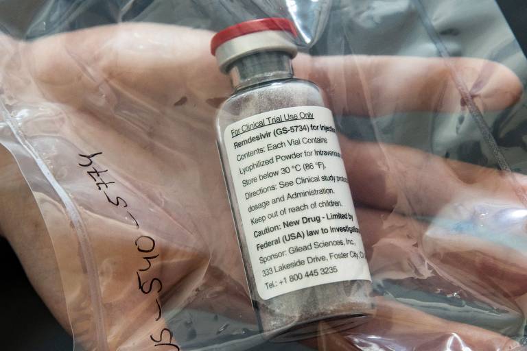 Droga Remdesivir, que é usada contra o ebola e está sendo testada contra o novo coronavírus