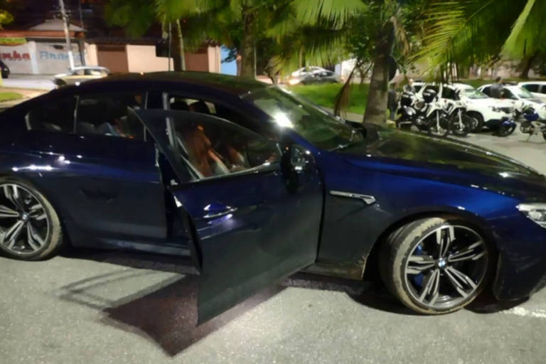 Três são detidos por roubo de carro de luxo em Santo André