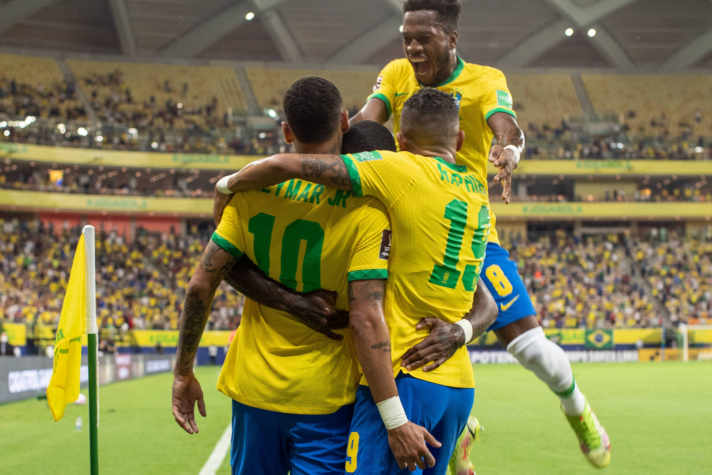 Futebol Alegria do Brasil - Fim de jogo: Brasil 4-1 Uruguai. Um show do  Brasil. SHOW!