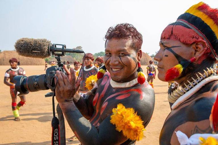O cineasta indígena Takumã Kuikuro