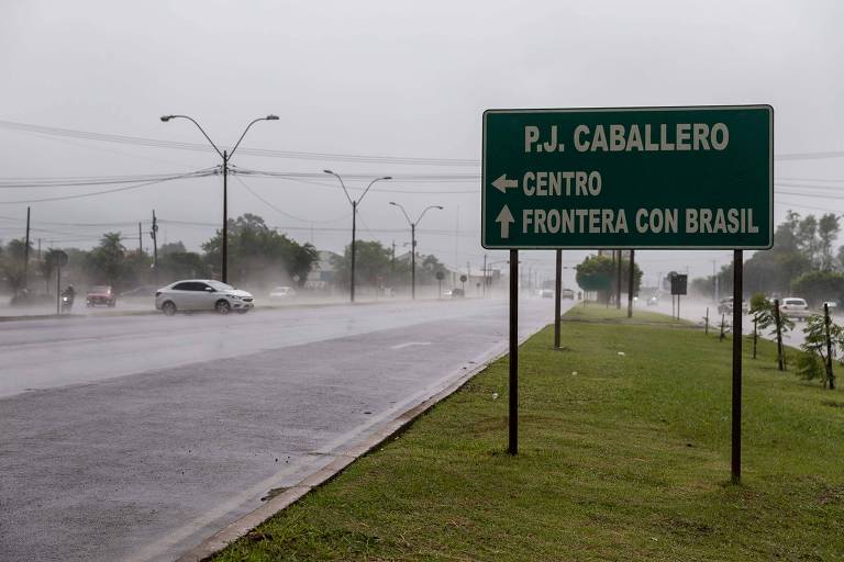 Estrada dá acesso às cidades de de Pedro Juan Caballero e Ponta Porã