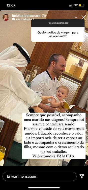 Eduardo Bolsonaro pagou R$ 955 para tirar foto fantasiado de sheik