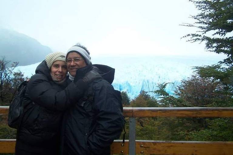 Rosane Maria dos Santos Brandão e seu companheiro, João Alberto dos Santos Pedroso, o Bola, que morreu vítima de Covid-19