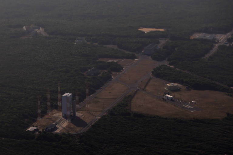 Estrutura do Centro de Lançamento de Alcântara, no Maranhão, onde situa-se a plataforma de lançamento de foguetes do Programa Espacial Brasileiro