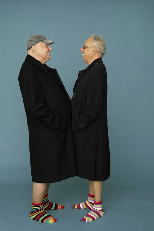 Os músicos João Donato e Jards Macalé, que lançam juntos o disco 'Síntese do Lance'
( Foto: Leo Aversa/Divulgação )