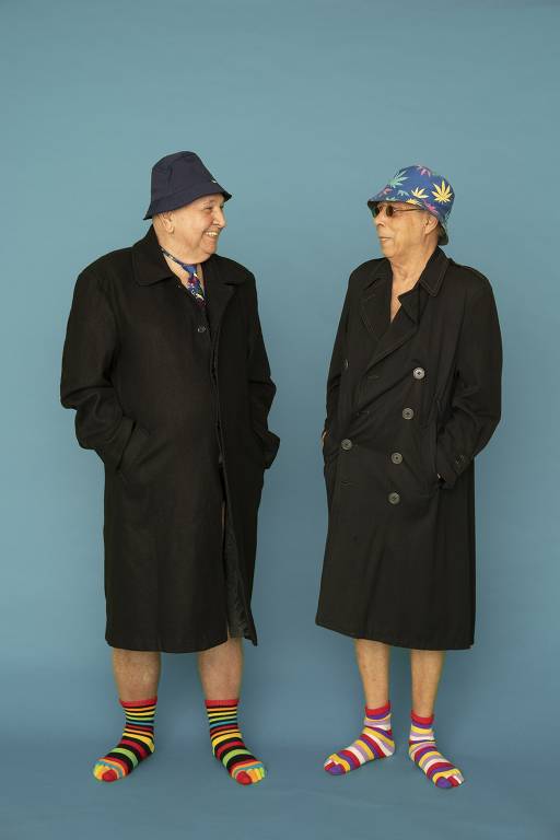 Os músicos João Donato e Jards Macalé, que lançam juntos o disco 'Síntese do Lance'
( Foto: Leo Aversa/Divulgação )