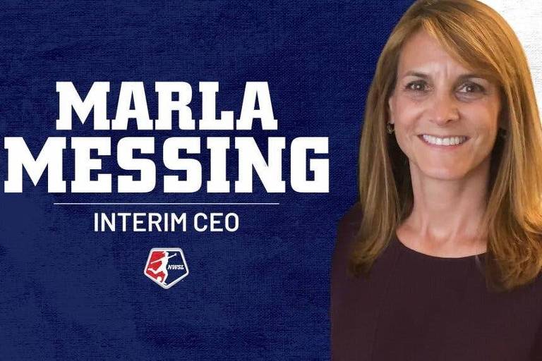 Marla Messing, executiva interina da liga americana feminina de futebol