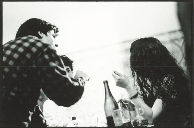 O cineasta Walter Salles durante as filmagens de 'Terra Estrangeira' (1996), que co-dirigiu com Daniela Thomas