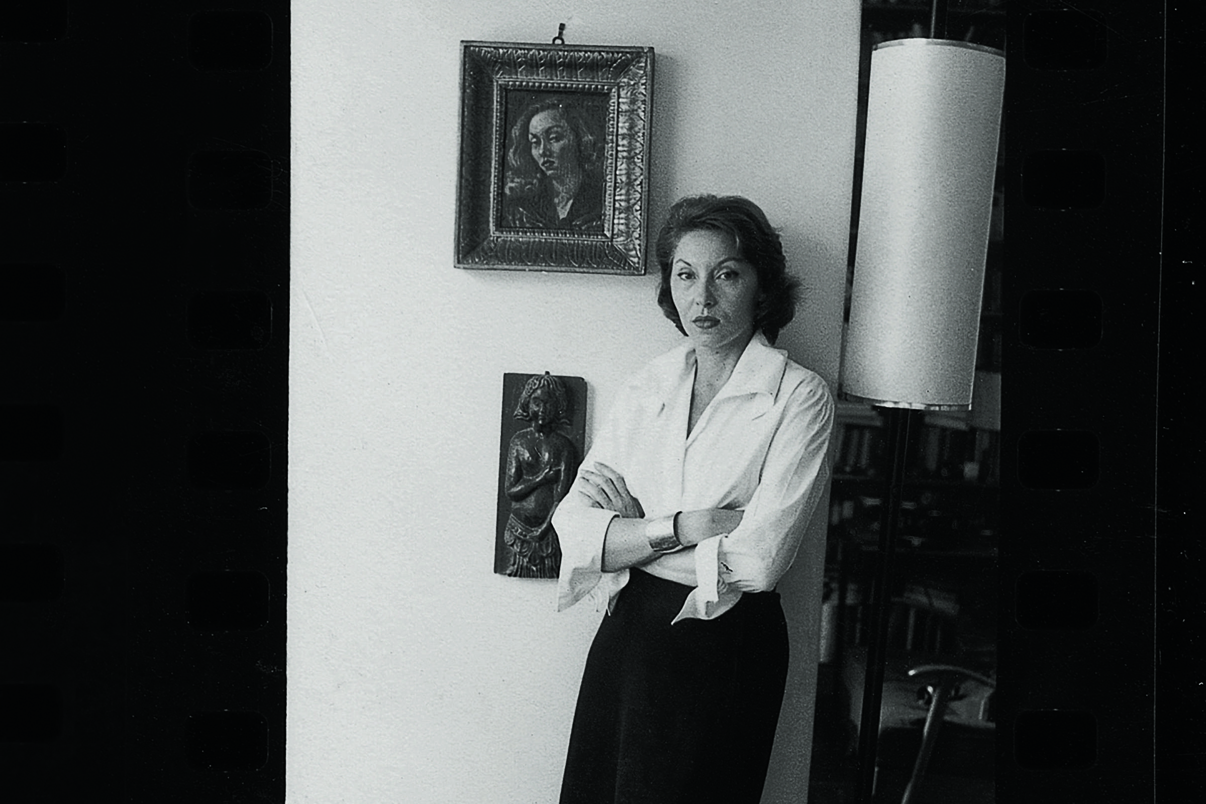 Retrato de Clarice Lispector feito por Claudia Andujar em 1961