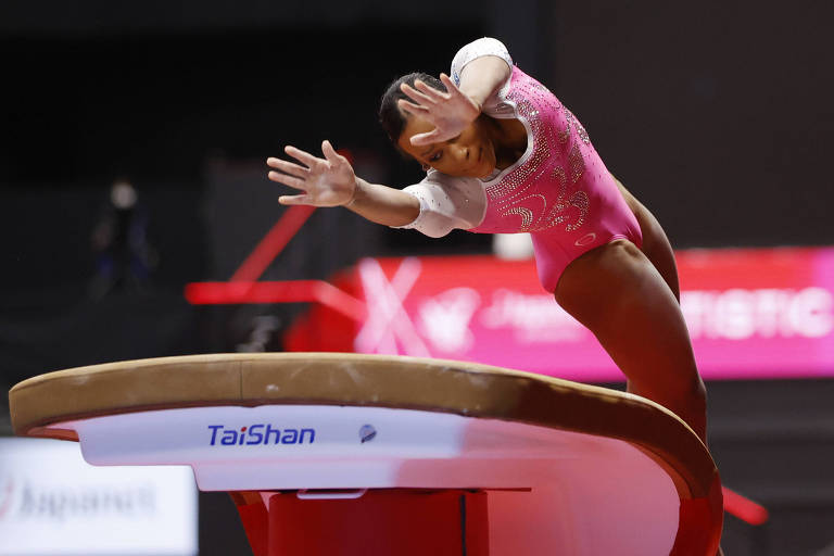 Pódio histórico no Mundial de Ginástica empolga Rebeca Andrade