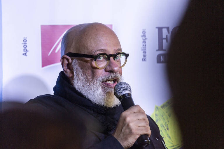 Luiz Felipe Pondé durante evento na Flip, em 2019; filósofo, professor e escritor, Pondé lança livro 
