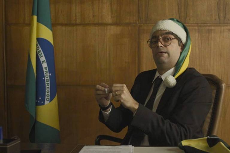 Fernando Caruso em 'Amigo secreto do Bolsonaro'