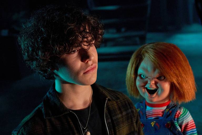 Zackary Arthur em cena da série "Chucky", criada por Don Mancini