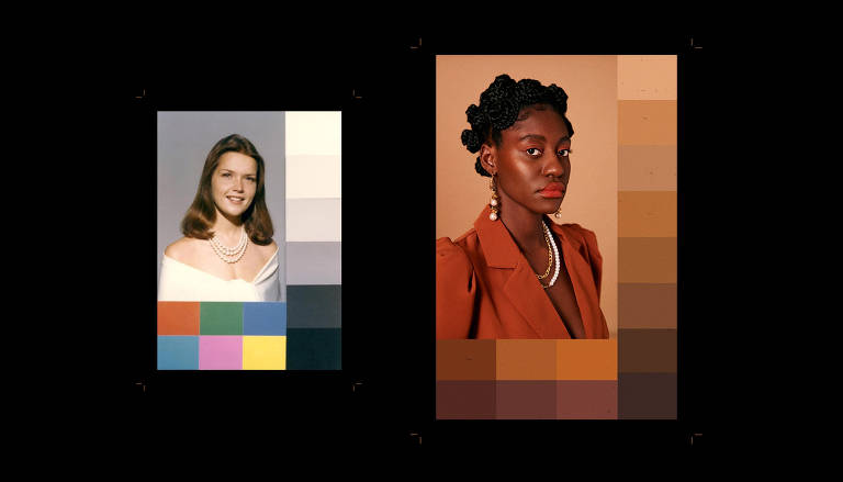 Movimento RGBlack criou 'cards' de referência de iluminação, beleza e colorimetria para os tons da pele negra
