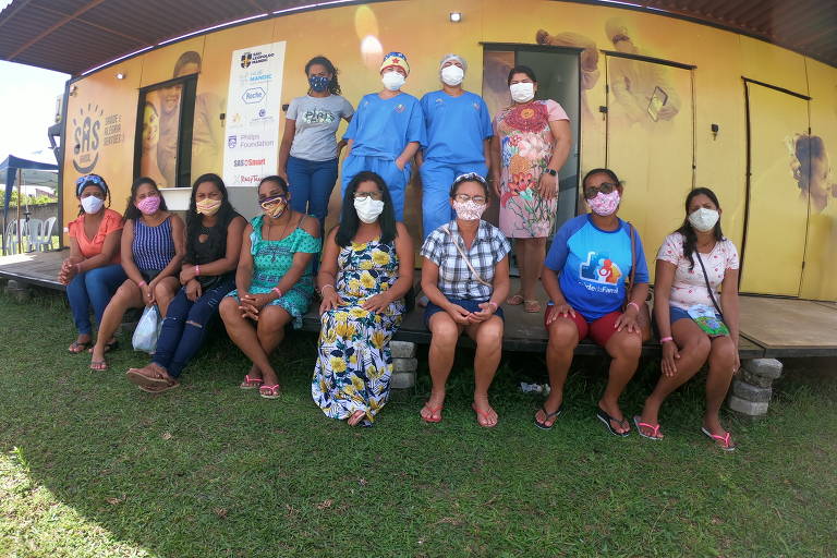 Moradoras de Santo Amaro, no Maranhão, são atendidas por ONG que oferece telemedicina
