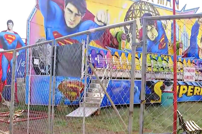 Homem morre prensado em parque de diversões no interior