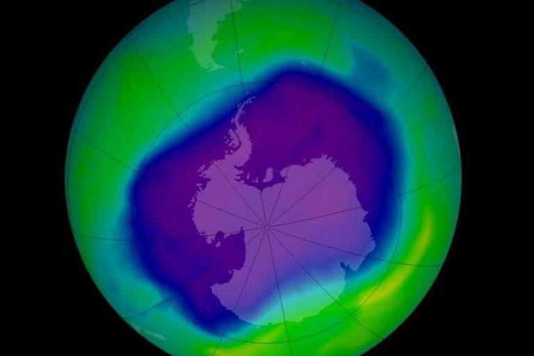 O buraco na Camada de Ozônio diminuiu desde 1985