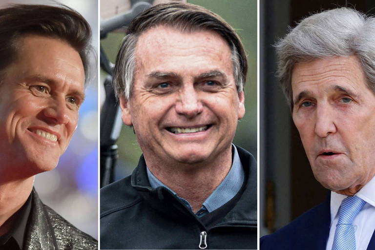 Jim Carrey,  Bolsonaro, John Kerry