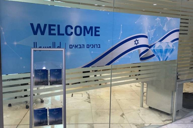 Escritório de negociação de diamantes israelense na bolsa de commodities de Dubai