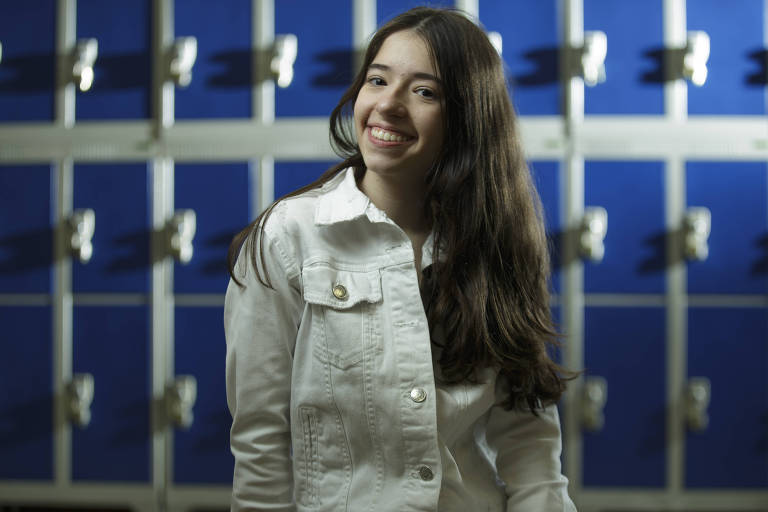 Mariana Evans, 18, estudante da escola Móbile, em São Paulo