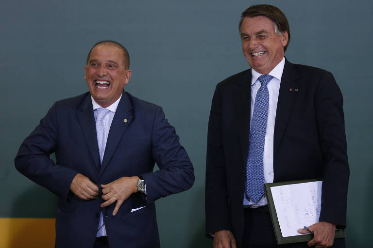 Onyx Lorenzoni e Jair Bolsonaro
