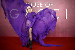 UK Premiere of the film 'House of Gucci' at Leicester Square in London