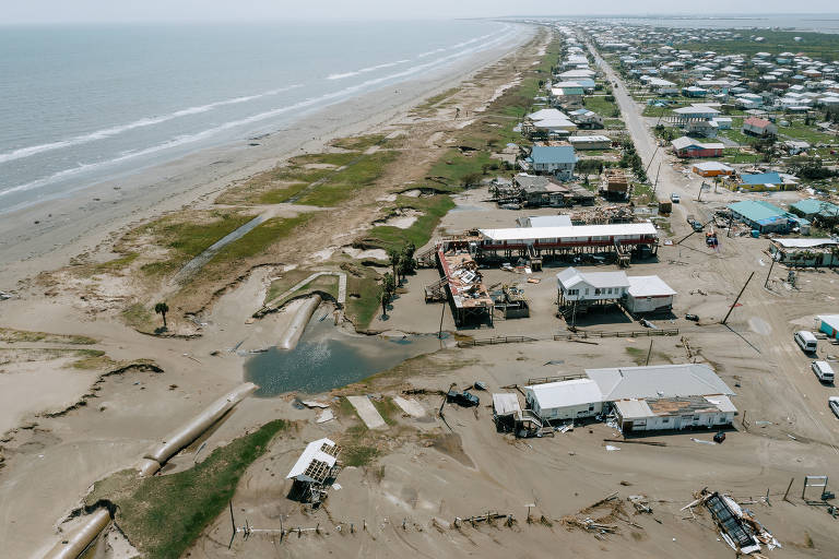 No final de agosto, o furacão Ida atingiu os Estados Unidos. Na ilha de Grand Isle, em Louisiana, o estrago foi devastador, com ventos de até 241 km/h 
