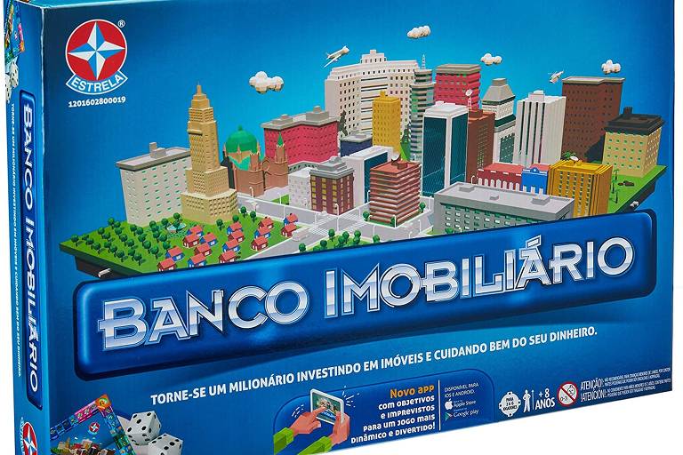 Banco Imobiliário Original Vários Países Jogo De Tabuleiro