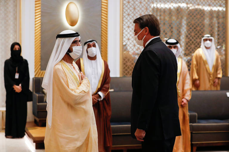 Em Dubai, Bolsonaro encontra emir condenado por sequestrar filhas