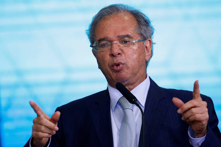 Paulo Guedes, ministro da Economia; alta da inflação, que já se aproxima de dois dígitos