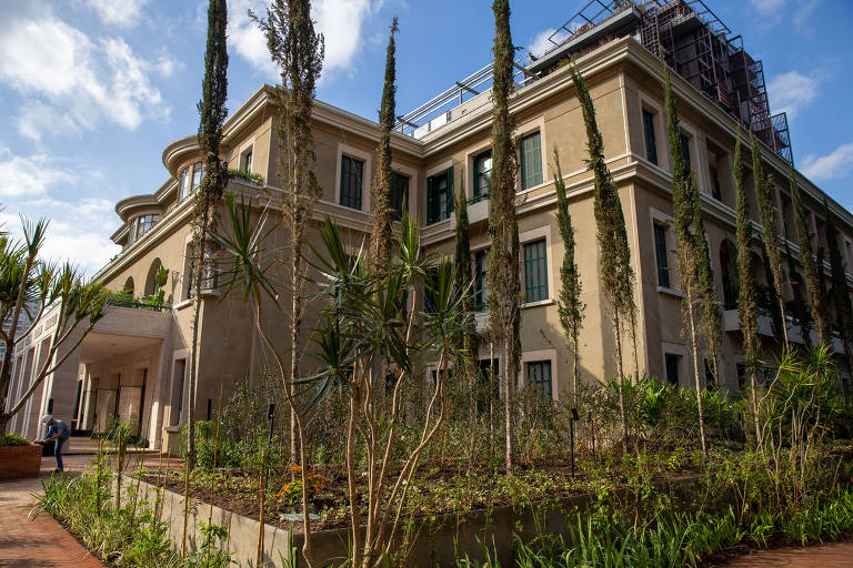 Vista de edifício que fazia parte do hospital Umberto Primo, também conhecido como hospital Matarazzo