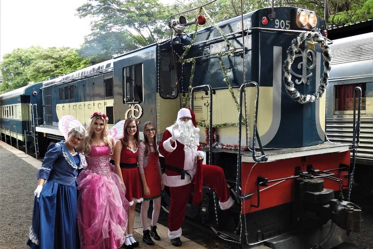Natal será celebrado com roteiros noturnos no trem entre Campinas e Jaguariúna