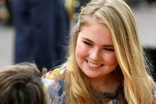 FILE PHOTO: Princess Catharina-Amalia of the Netherlands greets people during the King's Day in Amersfoort, Netherlands April 27, 201