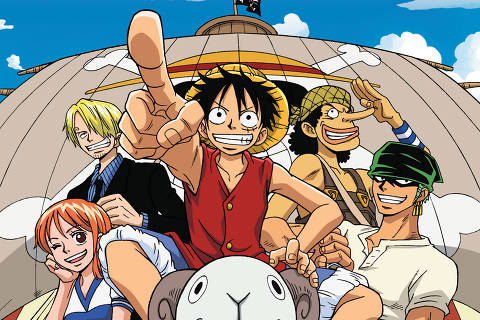 Imagem promocional da animação japonesa 'One Piece', feita a partir do mangá de Eiichiro Oda