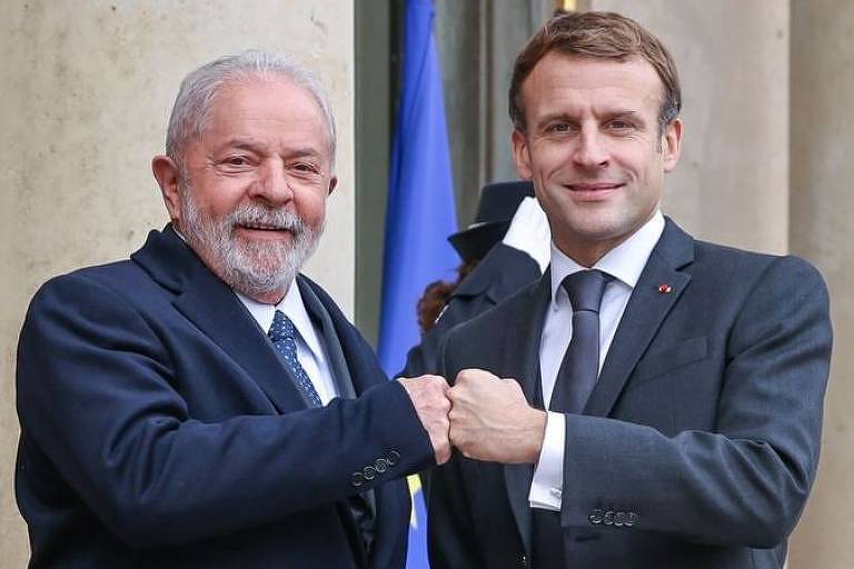 Enquanto faz encontro amistoso com Lula, desde 2019 Macron troca farpas com Bolsonaro