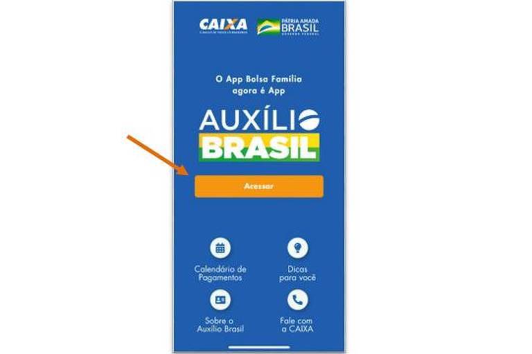 Aplicativo Auxílio Brasil Caixa
