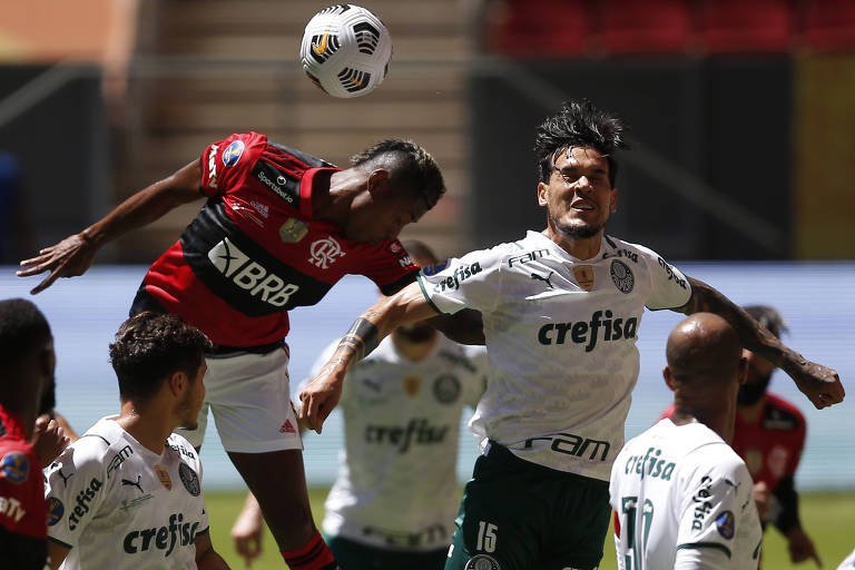 Em 2021, Palmeiras e Flamengo disputaram a Supercopa e o time carioca levou o título