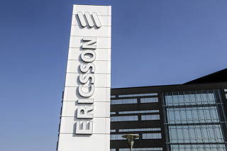 FILE PHOTO: A general view of an office of Swedish telecom giant Ericsson is seen in Lund
