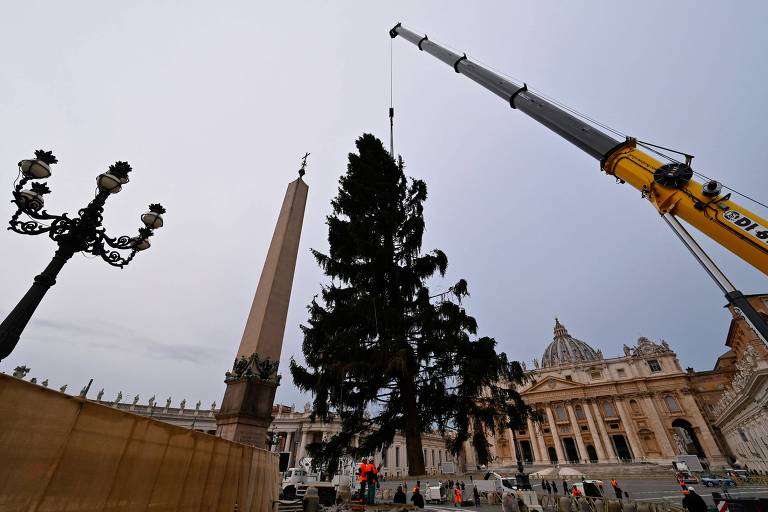 Árvore de Natal do Vaticano e poluição no Paquistão; veja fotos de hoje